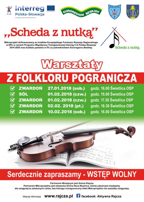 Warsztaty w Soli i Zwardoniu