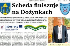 Scheda na finiszu