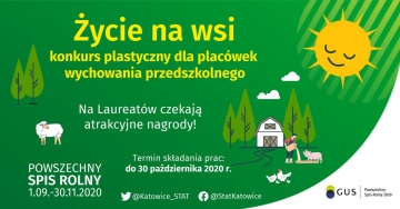 Powszechny Spis Rolny 2020 - Konkurs plastyczny dla Przedszkoli
