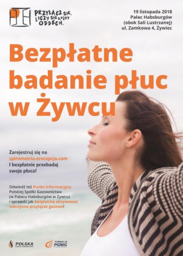 Bezpłatne badanie płuc w Żywcu