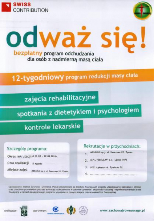 Program dla osób z nadwagą i otyłością