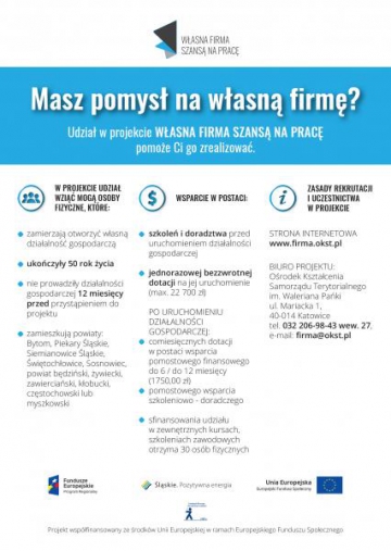 Własna firma szansą na pracę