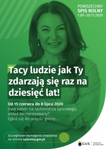 Nabór kandydatów na rachmistrzów spisowych w PSR w 2020 r.
